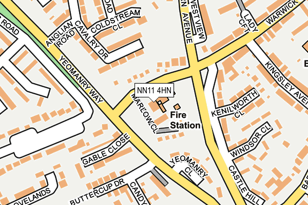 NN11 4HN map - OS OpenMap – Local (Ordnance Survey) NN11 4HN map - OS OpenMap – Local (Ordnance Survey)
