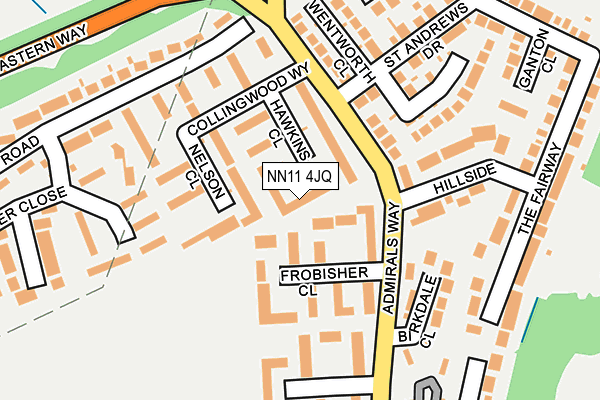 NN11 4JQ map - OS OpenMap – Local (Ordnance Survey) NN11 4JQ map - OS OpenMap – Local (Ordnance Survey)