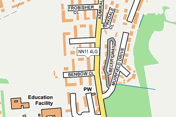 NN11 4LG map - OS OpenMap – Local (Ordnance Survey) NN11 4LG map - OS OpenMap – Local (Ordnance Survey)