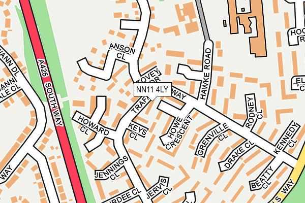 NN11 4LY map - OS OpenMap – Local (Ordnance Survey) NN11 4LY map - OS OpenMap – Local (Ordnance Survey)