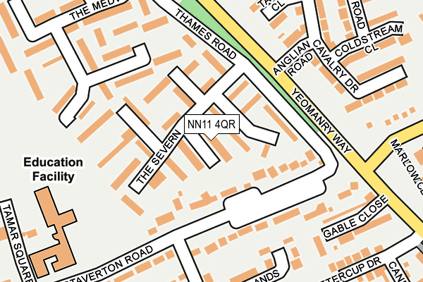 NN11 4QR map - OS OpenMap – Local (Ordnance Survey) NN11 4QR map - OS OpenMap – Local (Ordnance Survey)