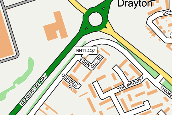 NN11 4QZ map - OS OpenMap – Local (Ordnance Survey) NN11 4QZ map - OS OpenMap – Local (Ordnance Survey)
