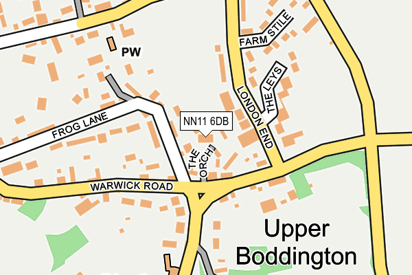NN11 6DB map - OS OpenMap – Local (Ordnance Survey) NN11 6DB map - OS OpenMap – Local (Ordnance Survey)