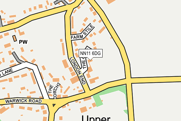 NN11 6DG map - OS OpenMap – Local (Ordnance Survey) NN11 6DG map - OS OpenMap – Local (Ordnance Survey)