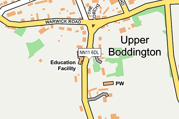 NN11 6DL map - OS OpenMap – Local (Ordnance Survey)