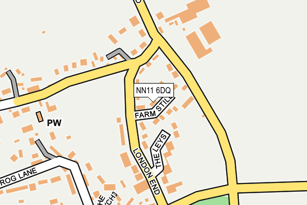 NN11 6DQ map - OS OpenMap – Local (Ordnance Survey) NN11 6DQ map - OS OpenMap – Local (Ordnance Survey)