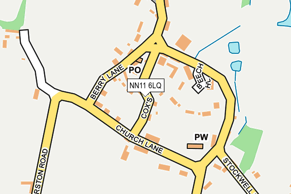 NN11 6LQ map - OS OpenMap – Local (Ordnance Survey) NN11 6LQ map - OS OpenMap – Local (Ordnance Survey)