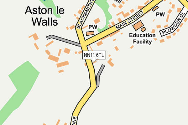 NN11 6TL map - OS OpenMap – Local (Ordnance Survey) NN11 6TL map - OS OpenMap – Local (Ordnance Survey)