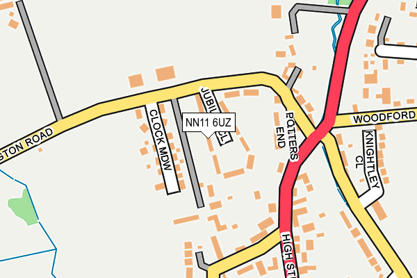 NN11 6UZ map - OS OpenMap – Local (Ordnance Survey) NN11 6UZ map - OS OpenMap – Local (Ordnance Survey)