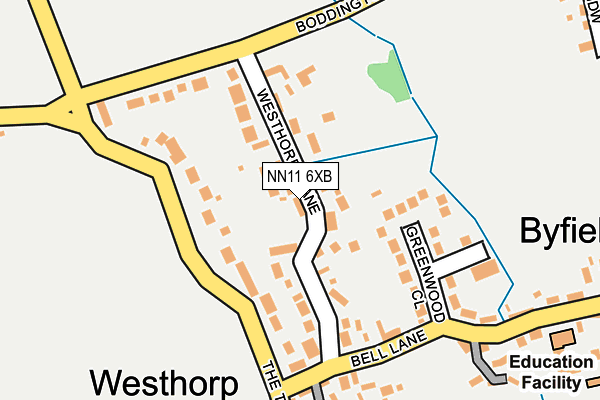 NN11 6XB map - OS OpenMap – Local (Ordnance Survey) NN11 6XB map - OS OpenMap – Local (Ordnance Survey)