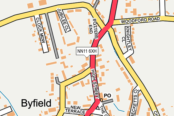NN11 6XH map - OS OpenMap – Local (Ordnance Survey) NN11 6XH map - OS OpenMap – Local (Ordnance Survey)
