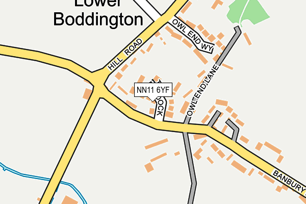 NN11 6YF map - OS OpenMap – Local (Ordnance Survey) NN11 6YF map - OS OpenMap – Local (Ordnance Survey)