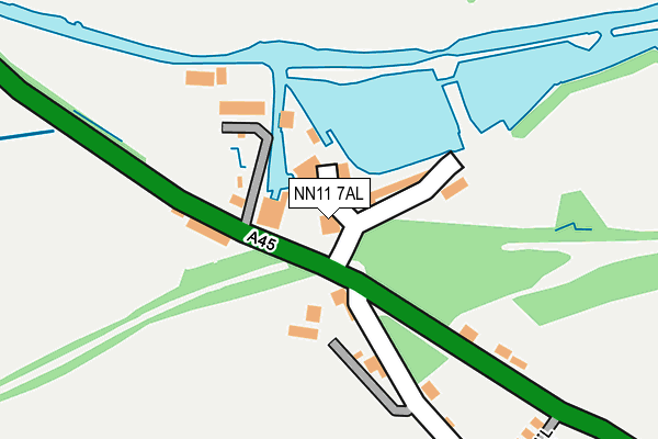 NN11 7AL map - OS OpenMap – Local (Ordnance Survey) NN11 7AL map - OS OpenMap – Local (Ordnance Survey)