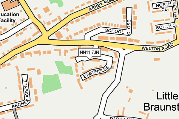 NN11 7JN map - OS OpenMap – Local (Ordnance Survey) NN11 7JN map - OS OpenMap – Local (Ordnance Survey)