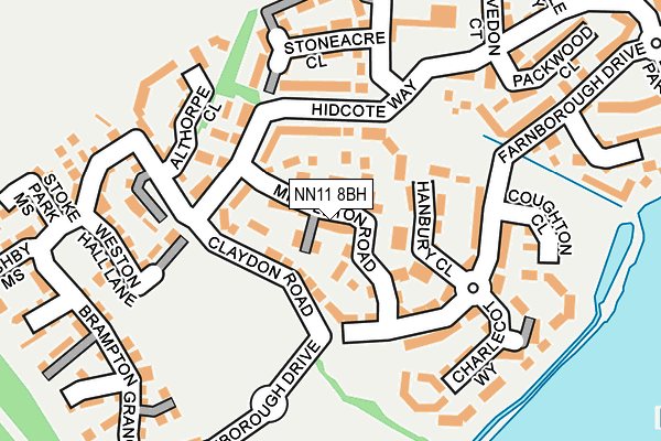 NN11 8BH map - OS OpenMap – Local (Ordnance Survey) NN11 8BH map - OS OpenMap – Local (Ordnance Survey)