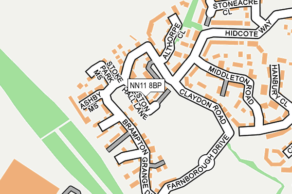 NN11 8BP map - OS OpenMap – Local (Ordnance Survey) NN11 8BP map - OS OpenMap – Local (Ordnance Survey)