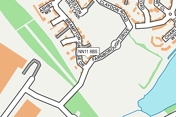 NN11 8BS map - OS OpenMap – Local (Ordnance Survey) NN11 8BS map - OS OpenMap – Local (Ordnance Survey)