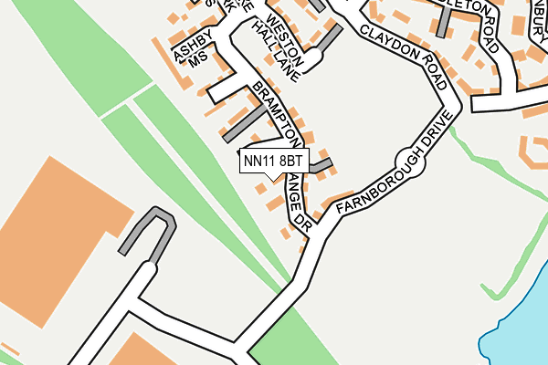 NN11 8BT map - OS OpenMap – Local (Ordnance Survey) NN11 8BT map - OS OpenMap – Local (Ordnance Survey)