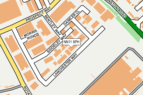 NN11 8PH map - OS OpenMap – Local (Ordnance Survey) NN11 8PH map - OS OpenMap – Local (Ordnance Survey)