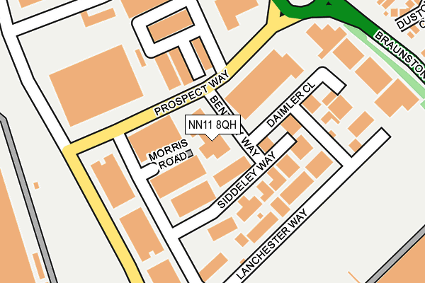 NN11 8QH map - OS OpenMap – Local (Ordnance Survey) NN11 8QH map - OS OpenMap – Local (Ordnance Survey)