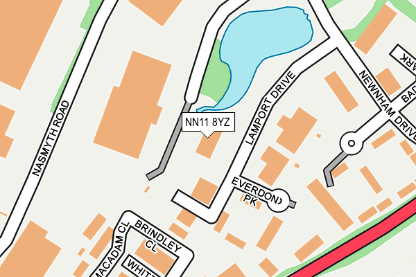 NN11 8YZ map - OS OpenMap – Local (Ordnance Survey) NN11 8YZ map - OS OpenMap – Local (Ordnance Survey)