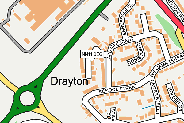 NN11 9EG map - OS OpenMap – Local (Ordnance Survey)