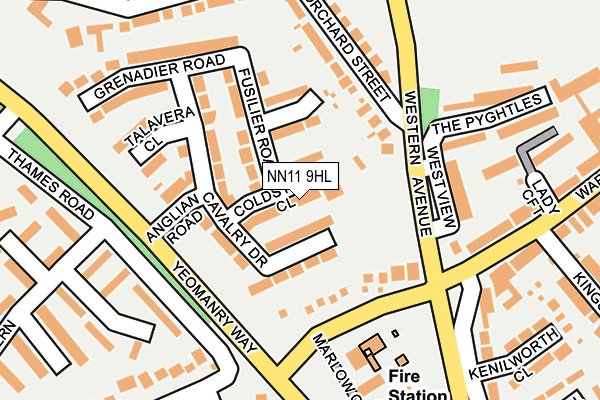 NN11 9HL map - OS OpenMap – Local (Ordnance Survey) NN11 9HL map - OS OpenMap – Local (Ordnance Survey)