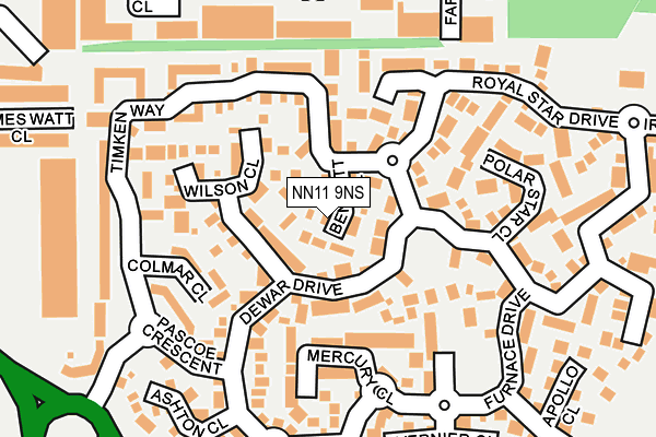 NN11 9NS map - OS OpenMap – Local (Ordnance Survey) NN11 9NS map - OS OpenMap – Local (Ordnance Survey)