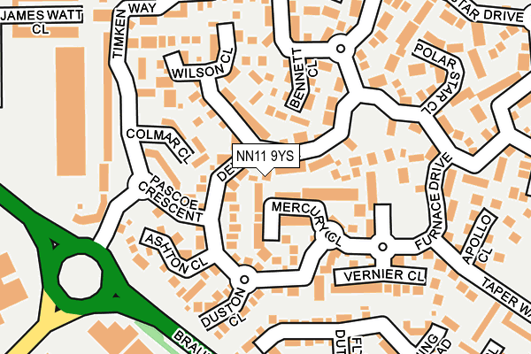 NN11 9YS map - OS OpenMap – Local (Ordnance Survey) NN11 9YS map - OS OpenMap – Local (Ordnance Survey)
