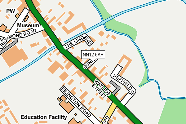 NN12 6AH map - OS OpenMap – Local (Ordnance Survey) NN12 6AH map - OS OpenMap – Local (Ordnance Survey)