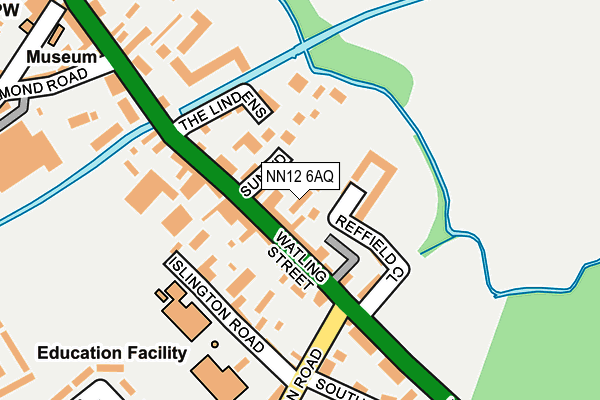 NN12 6AQ map - OS OpenMap – Local (Ordnance Survey) NN12 6AQ map - OS OpenMap – Local (Ordnance Survey)