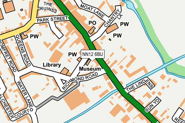 NN12 6BU map - OS OpenMap – Local (Ordnance Survey) NN12 6BU map - OS OpenMap – Local (Ordnance Survey)