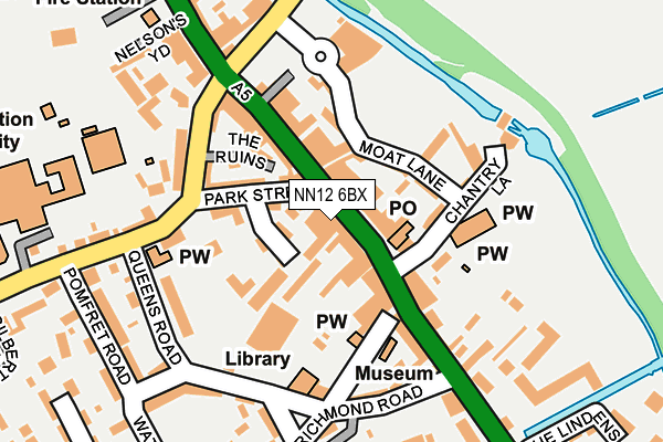 NN12 6BX map - OS OpenMap – Local (Ordnance Survey) NN12 6BX map - OS OpenMap – Local (Ordnance Survey)
