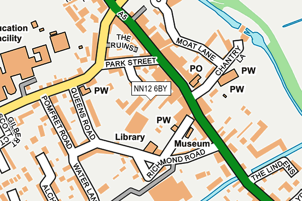 NN12 6BY map - OS OpenMap – Local (Ordnance Survey) NN12 6BY map - OS OpenMap – Local (Ordnance Survey)