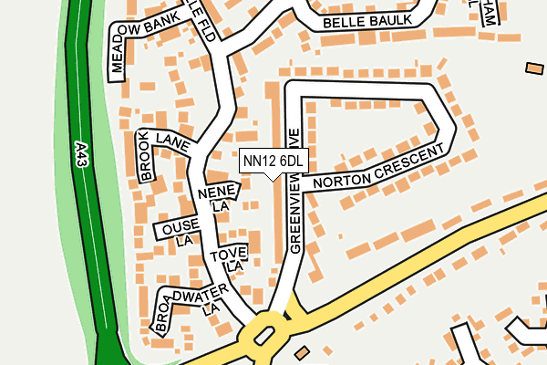 NN12 6DL map - OS OpenMap – Local (Ordnance Survey) NN12 6DL map - OS OpenMap – Local (Ordnance Survey)