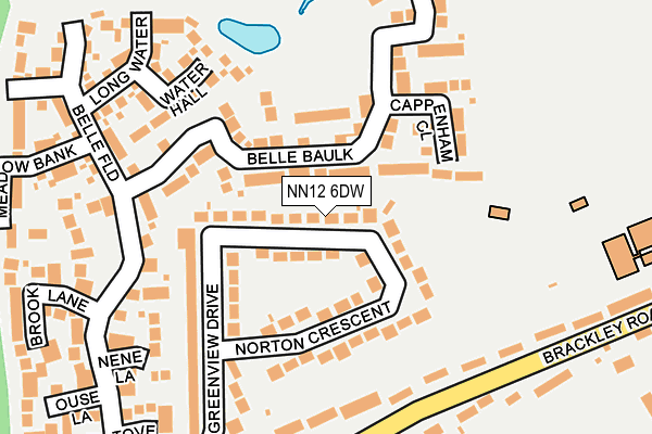 NN12 6DW map - OS OpenMap – Local (Ordnance Survey) NN12 6DW map - OS OpenMap – Local (Ordnance Survey)
