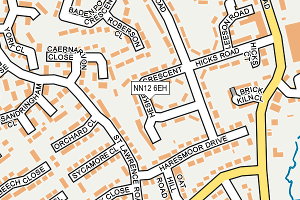 NN12 6EH map - OS OpenMap – Local (Ordnance Survey) NN12 6EH map - OS OpenMap – Local (Ordnance Survey)