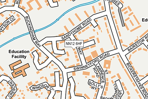 NN12 6HF map - OS OpenMap – Local (Ordnance Survey) NN12 6HF map - OS OpenMap – Local (Ordnance Survey)