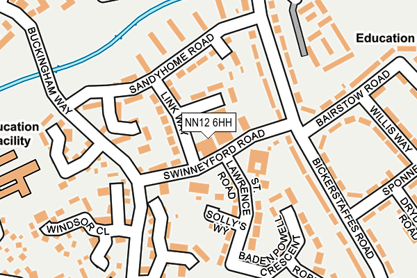 NN12 6HH map - OS OpenMap – Local (Ordnance Survey) NN12 6HH map - OS OpenMap – Local (Ordnance Survey)