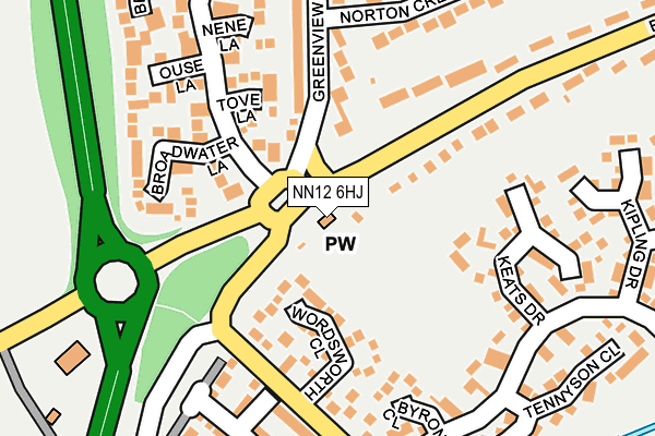 NN12 6HJ map - OS OpenMap – Local (Ordnance Survey) NN12 6HJ map - OS OpenMap – Local (Ordnance Survey)