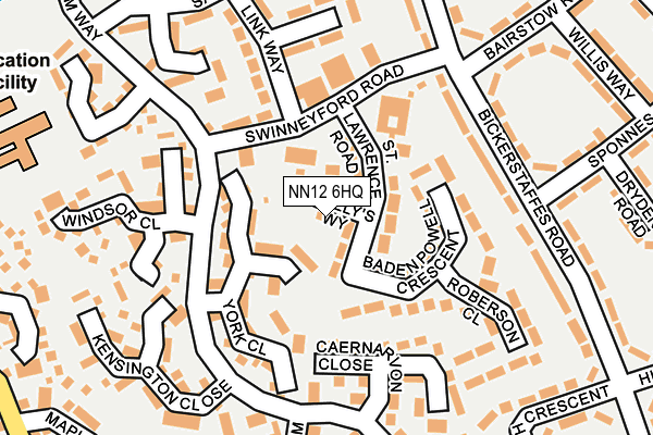 NN12 6HQ map - OS OpenMap – Local (Ordnance Survey) NN12 6HQ map - OS OpenMap – Local (Ordnance Survey)
