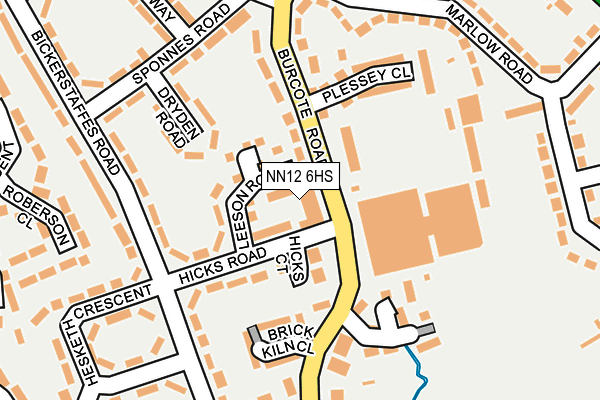 NN12 6HS map - OS OpenMap – Local (Ordnance Survey) NN12 6HS map - OS OpenMap – Local (Ordnance Survey)