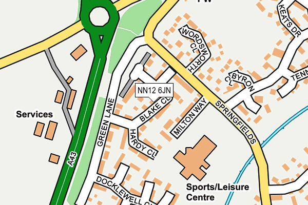 NN12 6JN map - OS OpenMap – Local (Ordnance Survey) NN12 6JN map - OS OpenMap – Local (Ordnance Survey)