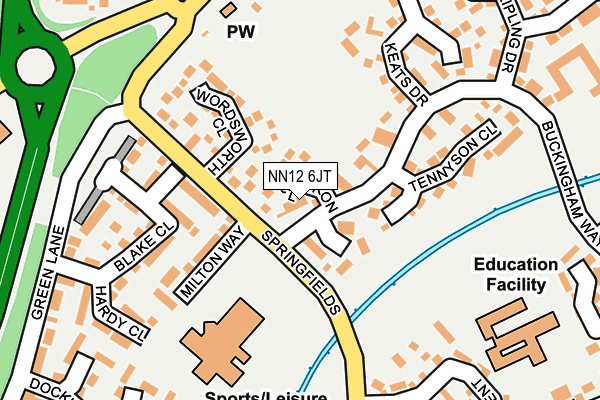 NN12 6JT map - OS OpenMap – Local (Ordnance Survey) NN12 6JT map - OS OpenMap – Local (Ordnance Survey)
