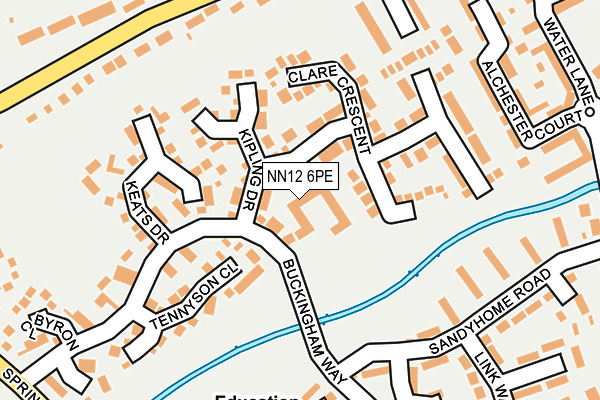 NN12 6PE map - OS OpenMap – Local (Ordnance Survey) NN12 6PE map - OS OpenMap – Local (Ordnance Survey)