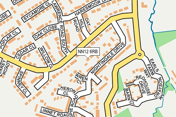 NN12 6RB map - OS OpenMap – Local (Ordnance Survey) NN12 6RB map - OS OpenMap – Local (Ordnance Survey)