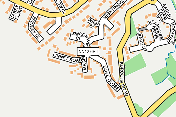 NN12 6RJ map - OS OpenMap – Local (Ordnance Survey) NN12 6RJ map - OS OpenMap – Local (Ordnance Survey)