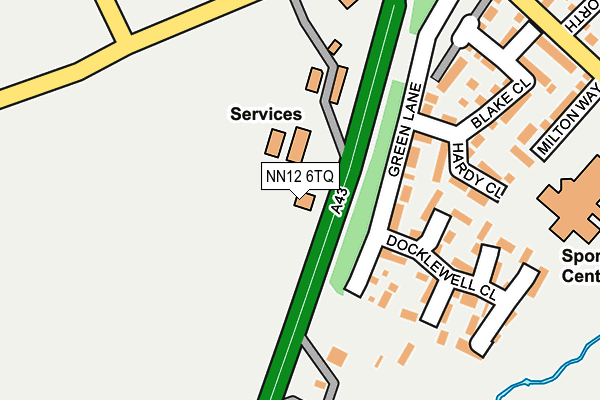NN12 6TQ map - OS OpenMap – Local (Ordnance Survey) NN12 6TQ map - OS OpenMap – Local (Ordnance Survey)