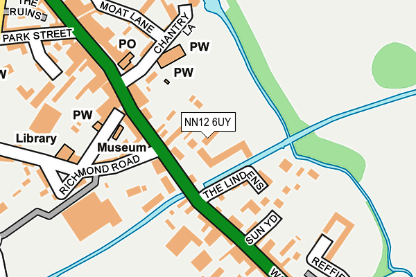 NN12 6UY map - OS OpenMap – Local (Ordnance Survey) NN12 6UY map - OS OpenMap – Local (Ordnance Survey)
