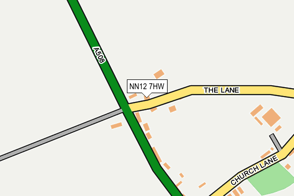 NN12 7HW map - OS OpenMap – Local (Ordnance Survey) NN12 7HW map - OS OpenMap – Local (Ordnance Survey)